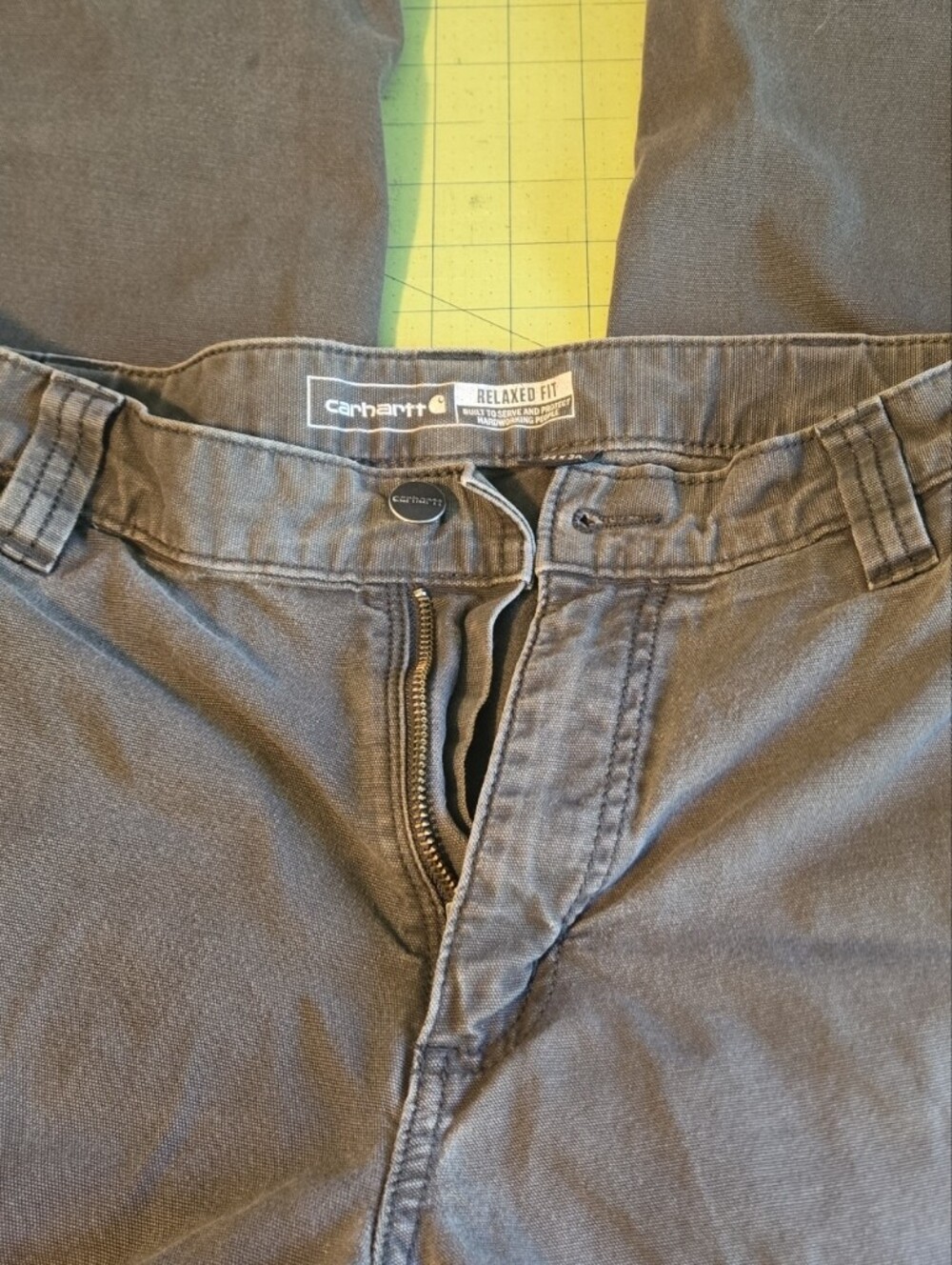 Carhartt Men's Dark Gray Utility Work Pants
